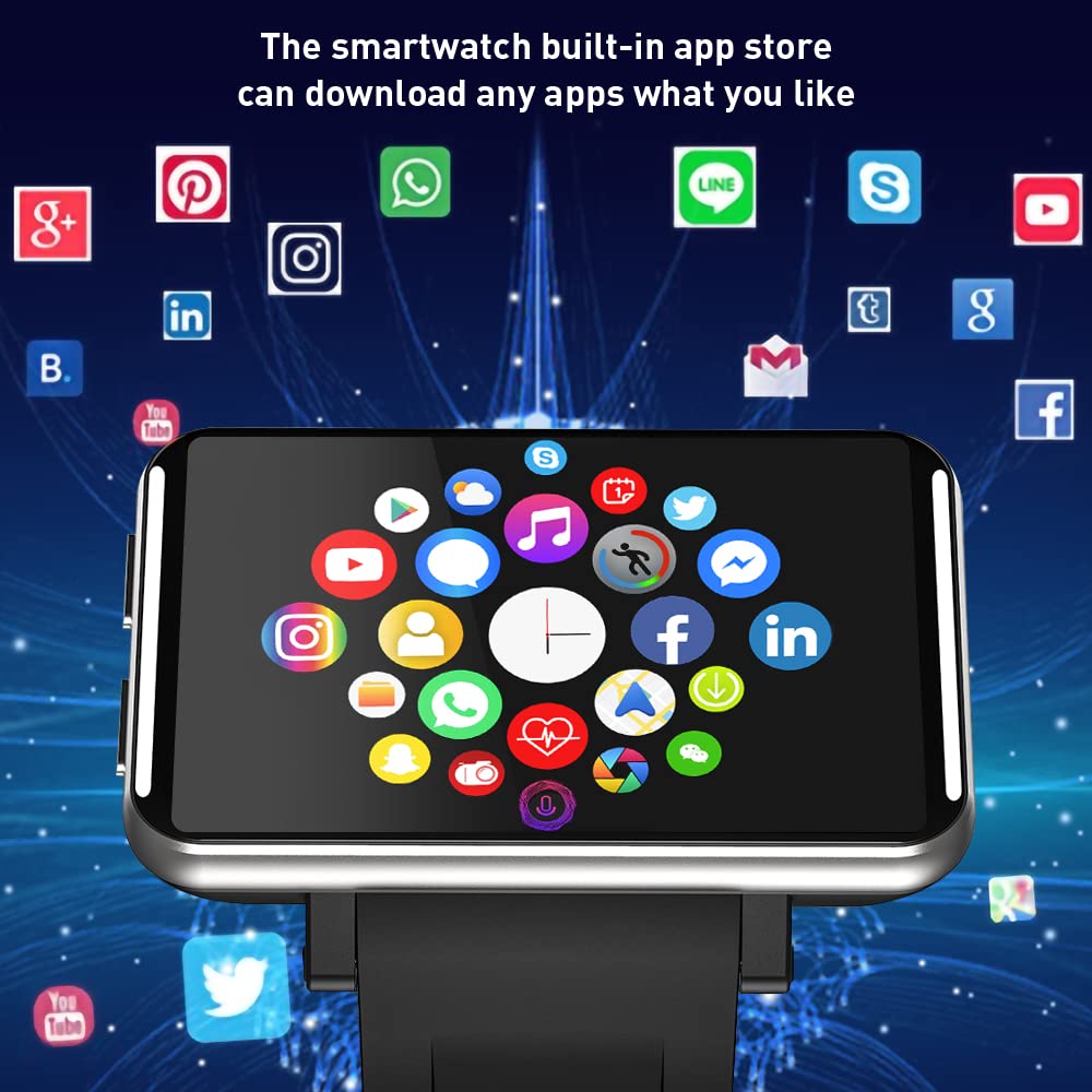 Lemfo LEM T Smart Watch Men 4G Android 7.1 - 4G GPS WiFi