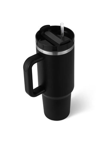 Tumbler With Handle Straw Insulated, Stainless Steel