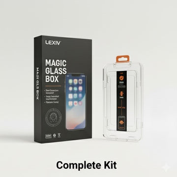 LEXIV Magic Glass Box: Easy Install Tempered Glass Screen Protector with Auto-Alignment Kit