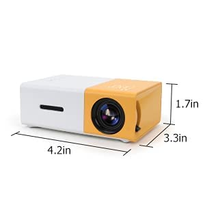 Lexiv Projector Full HD Native 1080P Led Projector,Short Throw, Remote, 24-60 Inches Projection Size for Home Theater, Classroom and Small Office Use