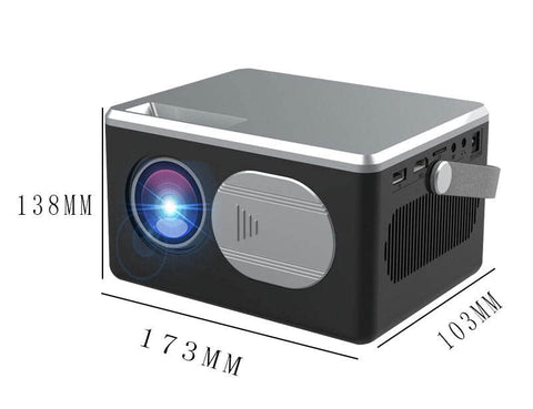 Lexiv Indoor and Outdoor Home Cinema Projector Built in YouTube App 2GB Ram 8GB Rom Portable  LED Projector