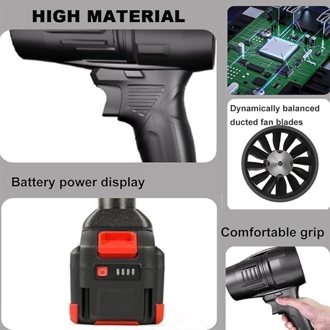Turbo Air Blower Pro – Wireless Dust Cleaner for Car, Laptop & Home