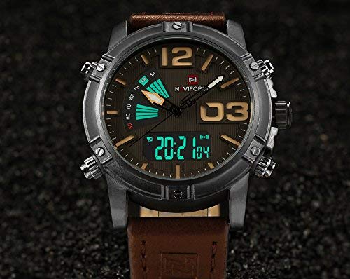 Naviforce NF9095-BYBN Analogue Digital Wrist Men's Watch