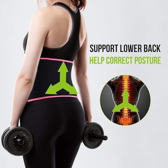Adjustable Waist Trimmer Belt – Sweat Boost Slim Belt (Unisex )