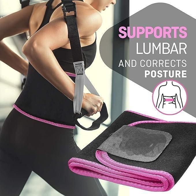 Adjustable Waist Trimmer Belt – Sweat Boost Slim Belt (Unisex )