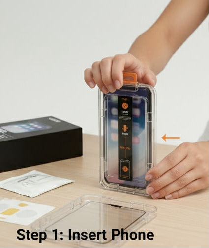 LEXIV Magic Glass Box: Easy Install Tempered Glass Screen Protector with Auto-Alignment Kit