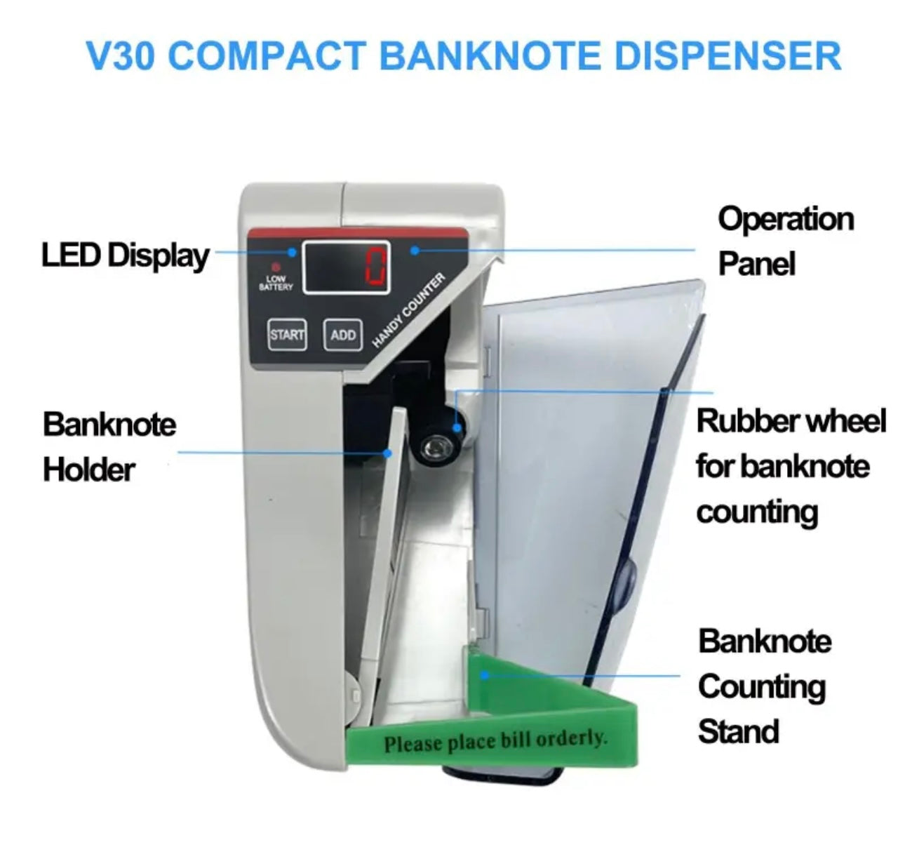 Lexiv Mini Cash Counting Machine