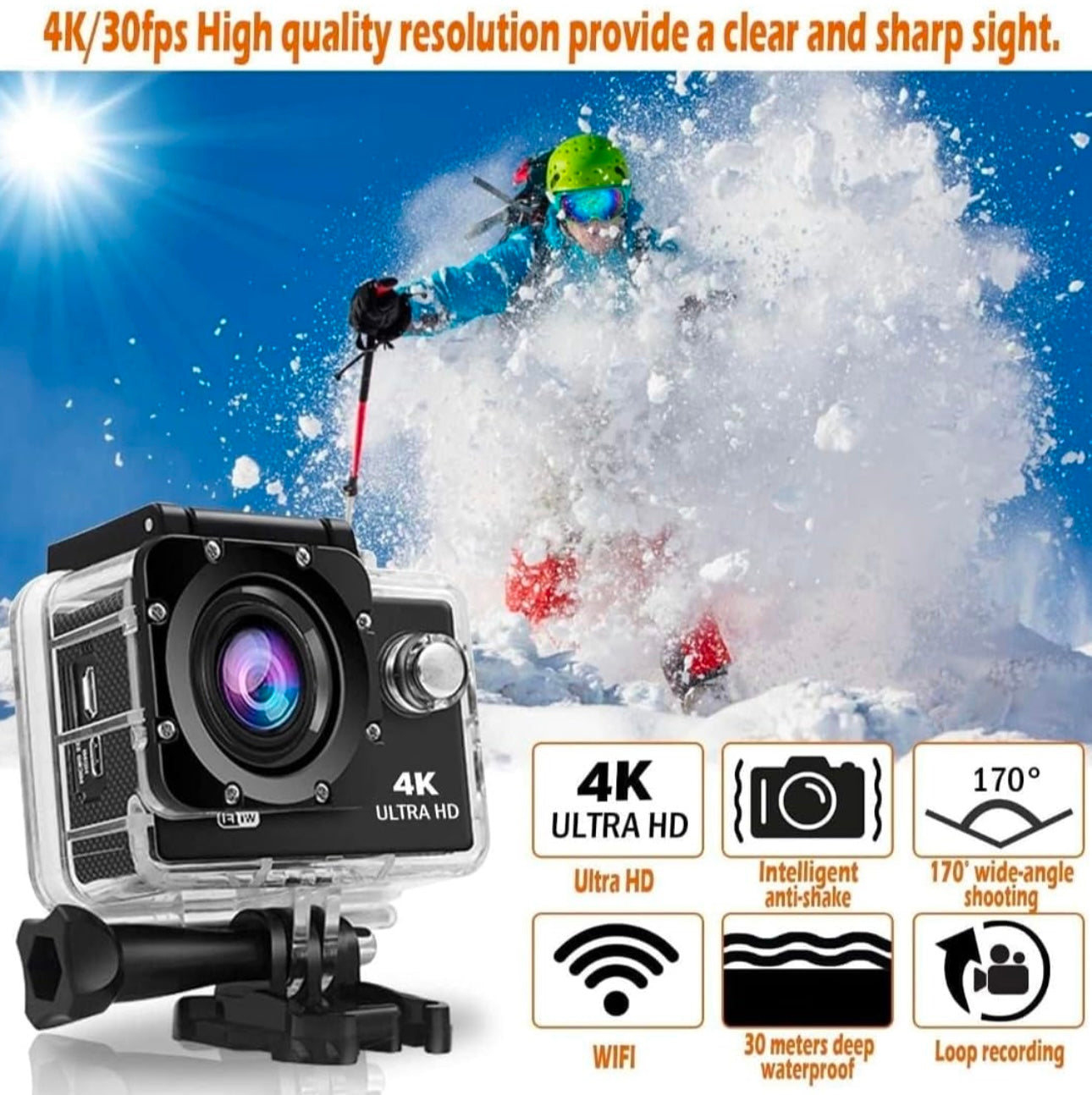 4k Action Camera Ultra HD