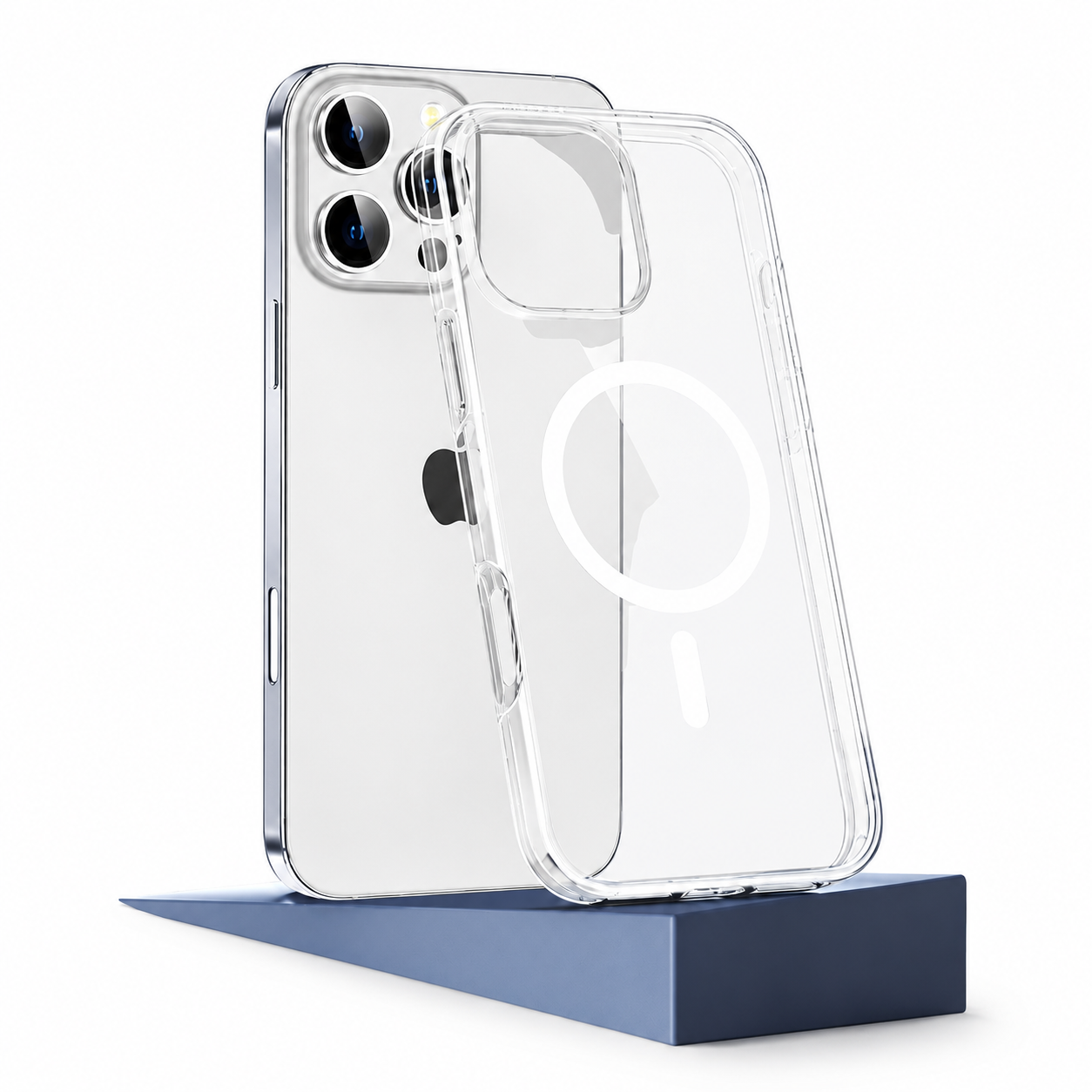 Anti-Yellow MagSafe Clear Case for iPhone 13–17 | Shockproof | Lifetime Warranty