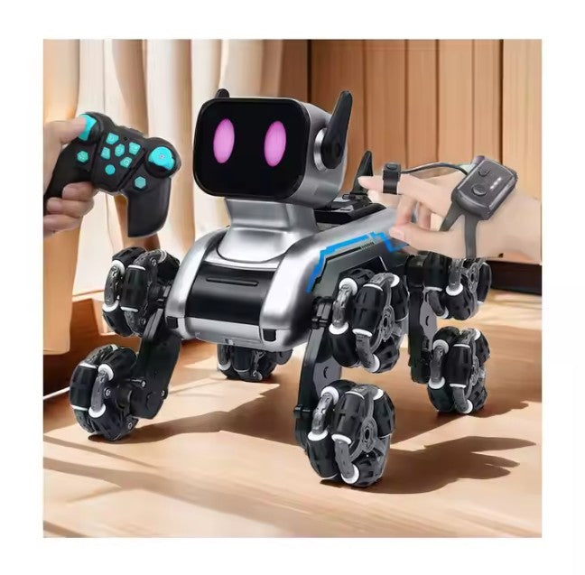 Stunt Eight-Wheel Robot Dog