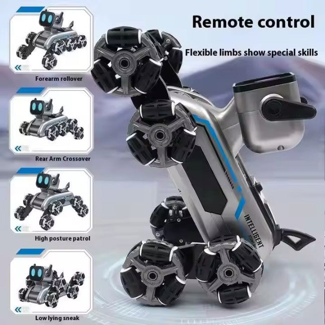 Stunt Eight-Wheel Robot Dog