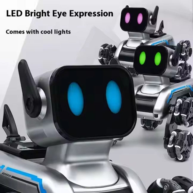 Stunt Eight-Wheel Robot Dog