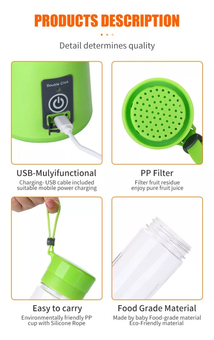 6 Blade Juicer Portable