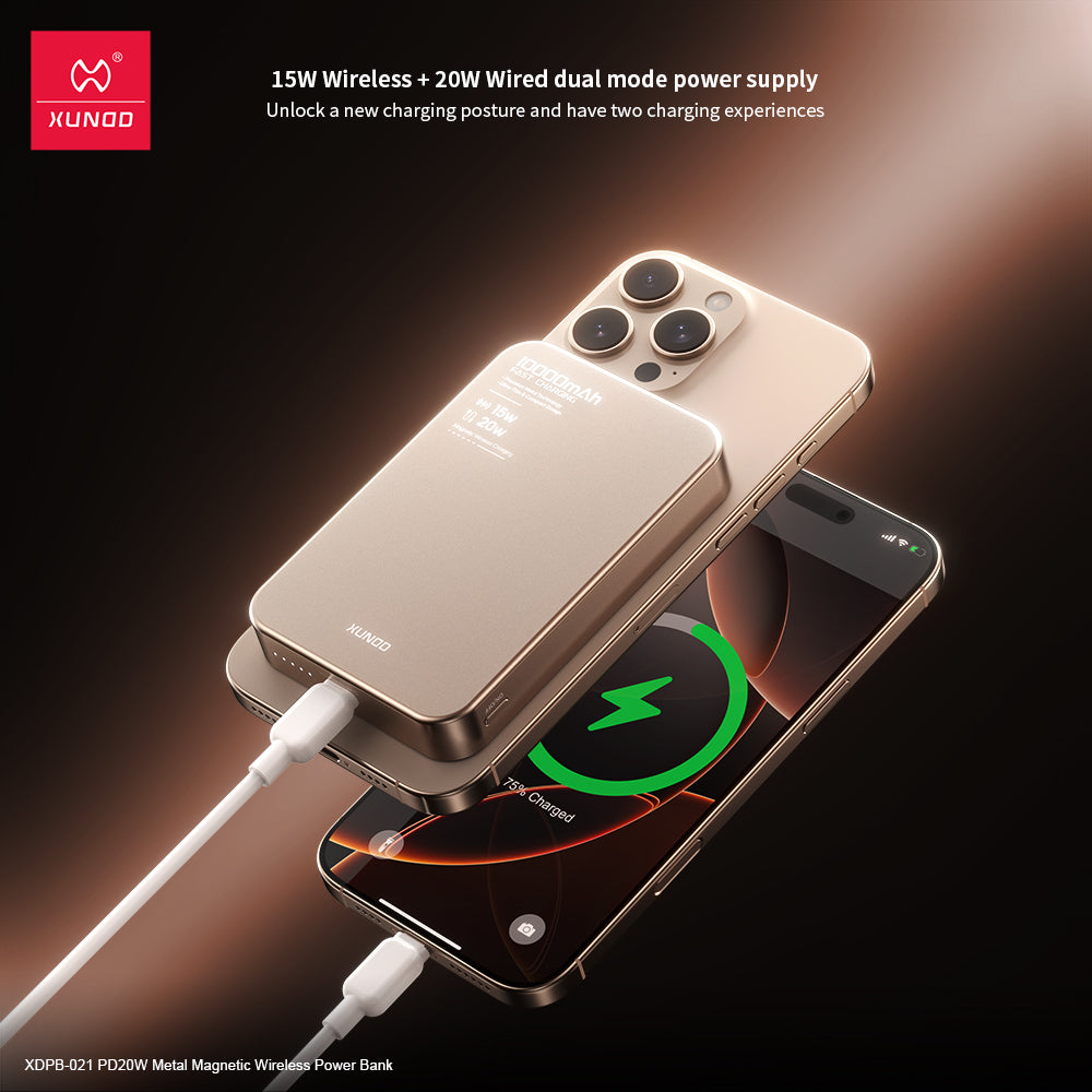 XUNDD XDPB-021 Metal Magnetic Power Bank
