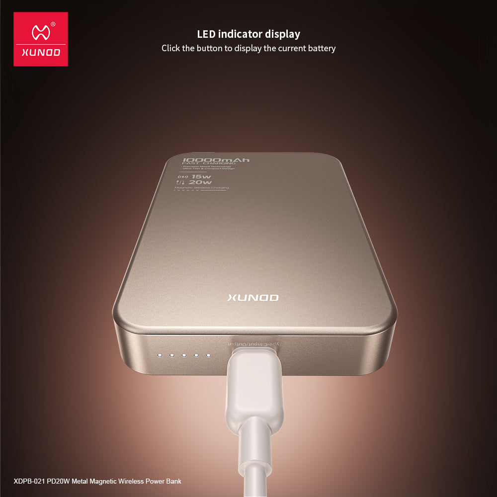 XUNDD XDPB-021 Metal Magnetic Power Bank