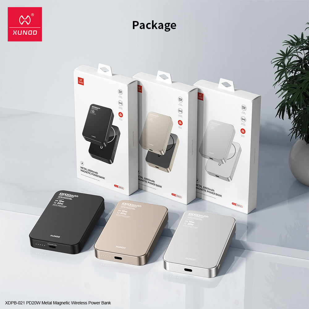 XUNDD XDPB-021 Metal Magnetic Power Bank