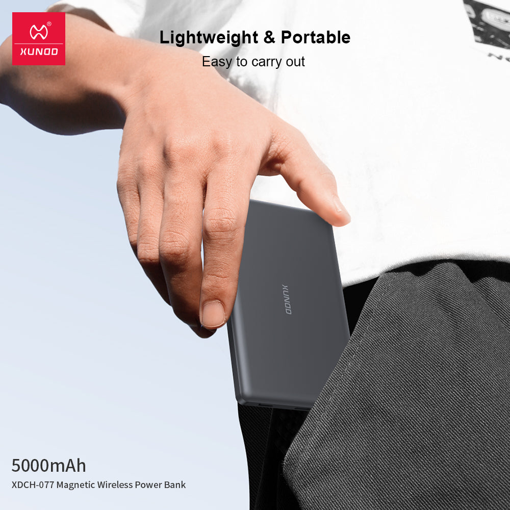XUNDD XDCH-077 Ultra-thin magnetic power bank