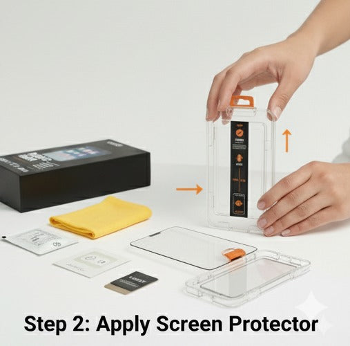 LEXIV Magic Glass Box: Easy Install Tempered Glass Screen Protector with Auto-Alignment Kit
